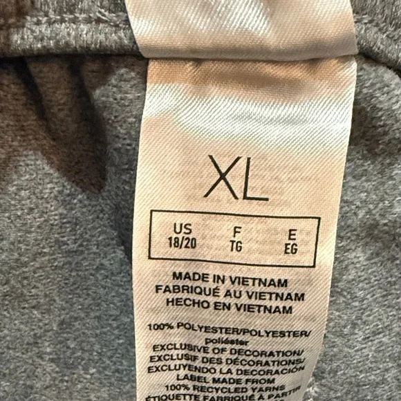 Adidas Gray Joggers with Black Accents - Picture 2 of 3